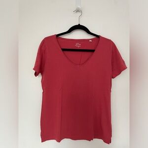 J. Crew Supersoft Supima Cotton raw-edge T-Shirt Size S